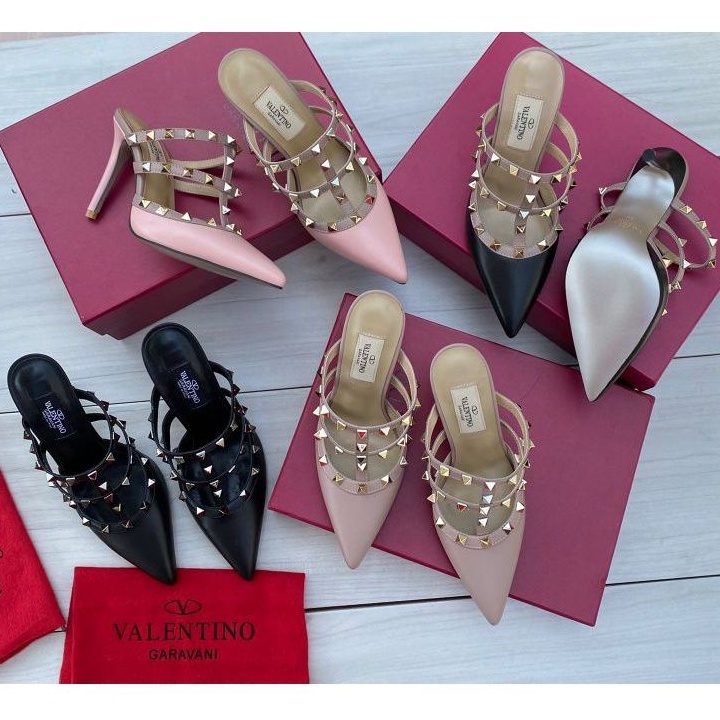 Sepatu Wanita Mirror Valentino High Heels 9,5cm 118-2