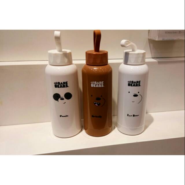 Miniso Tumblr Botol We Bare Bears 300ml