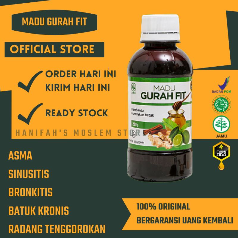 Jual Madu Gurah Fit Asli Original Gurahfit Obat Batuk Flu Sesak Radang Tenggorokan Paru Paru 8461