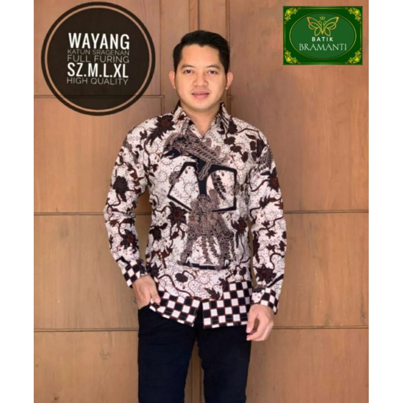 KEMEJA BATIK WAYANG BATIK PRIA
