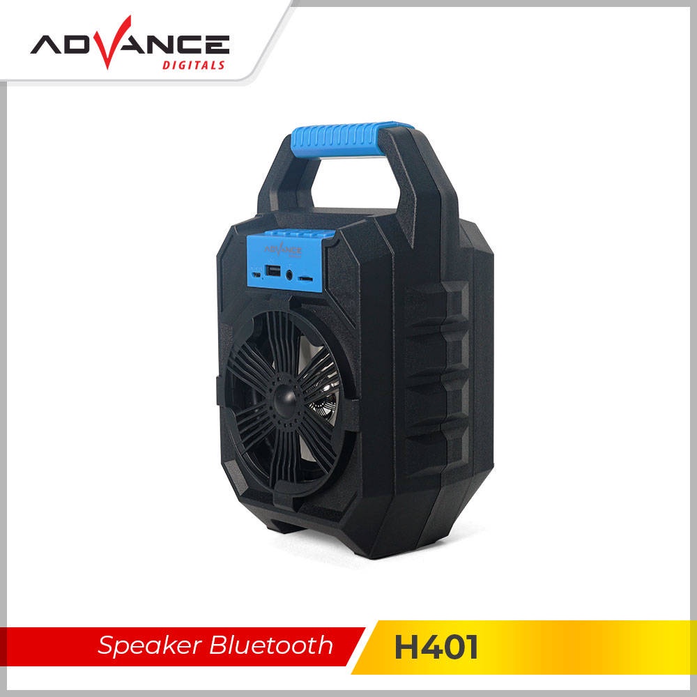 【READY STOCK】 Advance 100% Ori Speaker Bluetooth Portable H401 Speaker Super Portable Misic Box Sub woofer Karaoke USB FM Radio warna acak