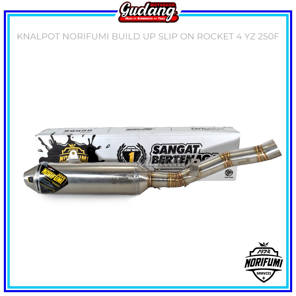 Knalpot Norifumi Bulid Up Slip On Rocket 4 KTM 250 SX-F KX 250F YZ 250F Original Norifumi