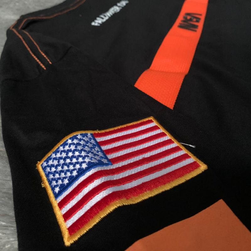 Kaos Tshirt Nasa X Heron Preston Hitam Full Bordir Premium Hight Quality (Bestseller)
