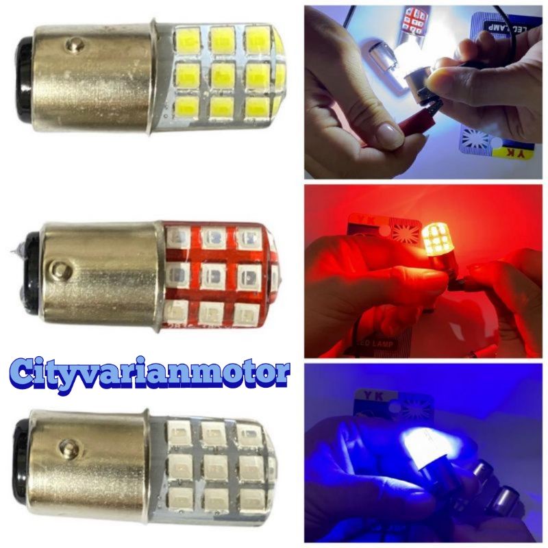 Lampu stop rem belakang 18 mata led jelly flash kedip strobo stoplamp jelly Belakang Nmax Aerox Mio Fino Mio Jupiter MX