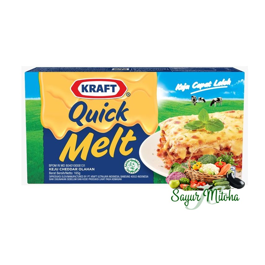 

Keju Kraft Quick Melt 165 gram - Pasar Online Bandung