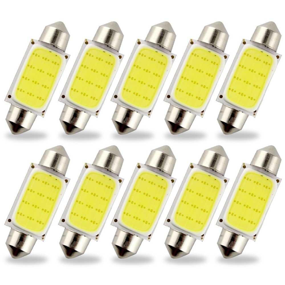 MLNSHP Lampu Interior Mobil LED COB Dome Light c5w BA9S - 1PCS