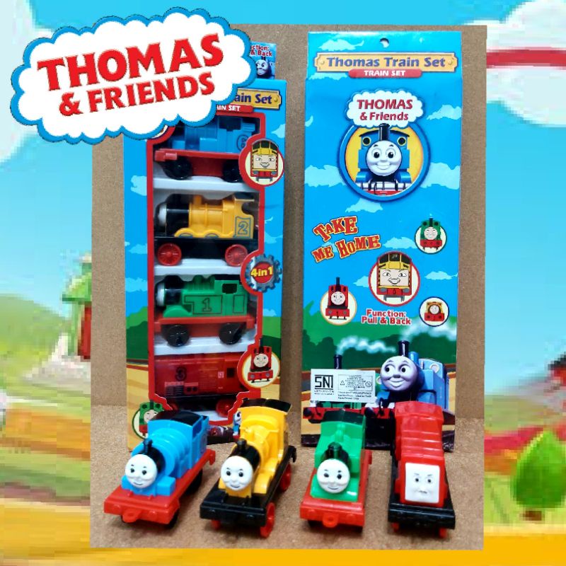 Thomas & Friends Train Set Pack Isi 4 Pcs