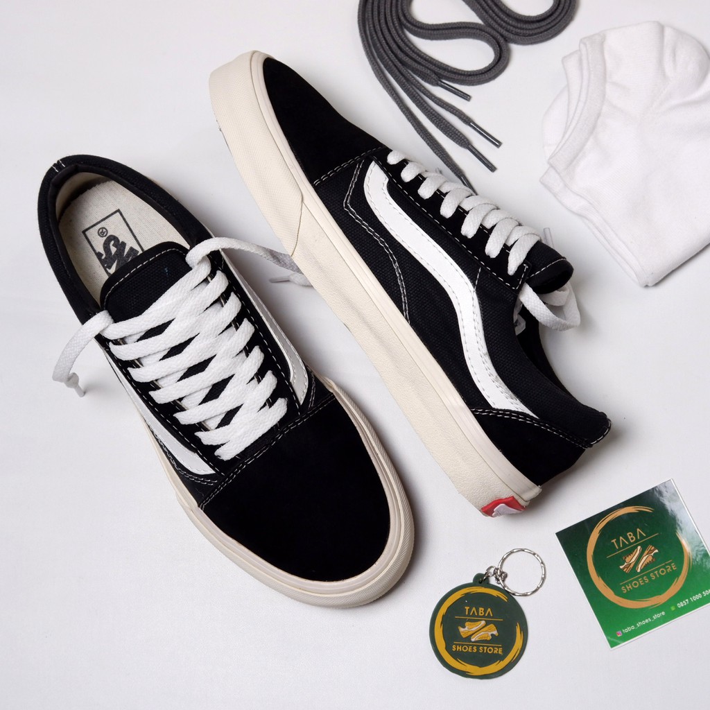 (BISA COD) SEPATU OLDSKOOL BLACK WHITE OG PREMIUM SNEAKERS OLD SCHOOL PRIA WANITA