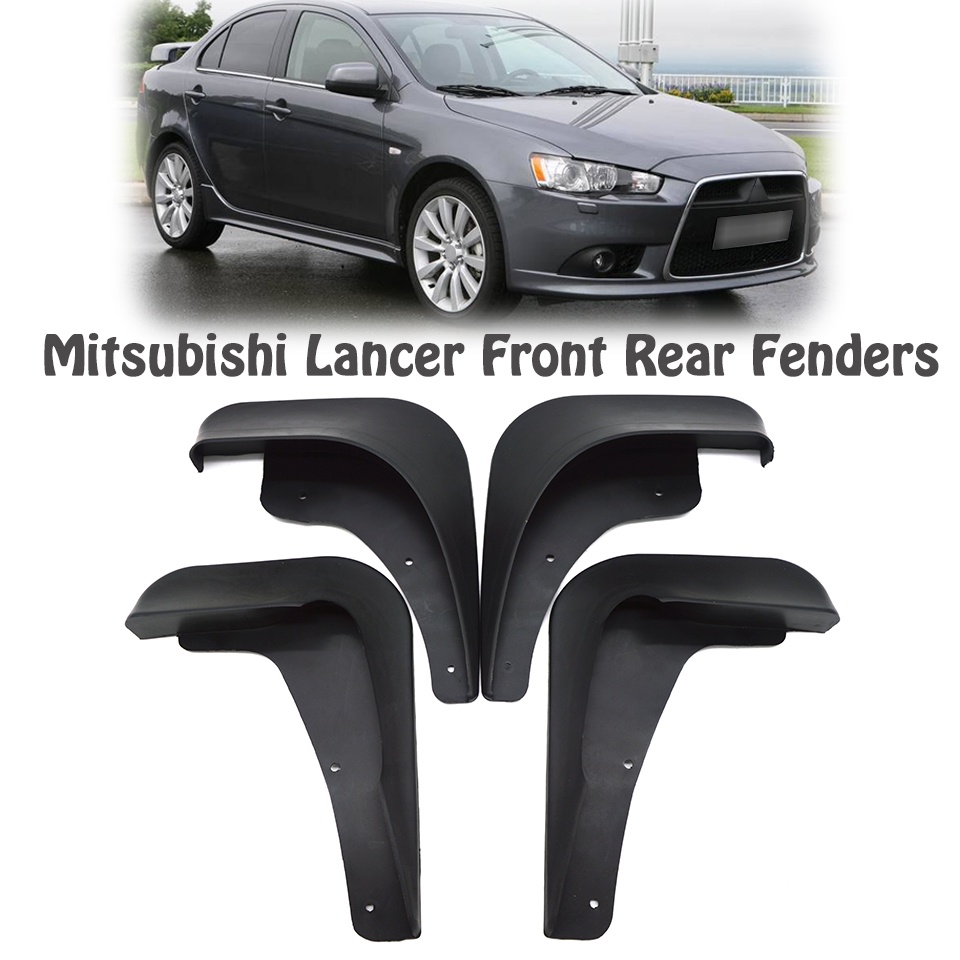 Mud Flap Pelindung Splash Untuk Fender Mobil Mitsubishi Lancer 2008 2009 2010 2011 2012 2013