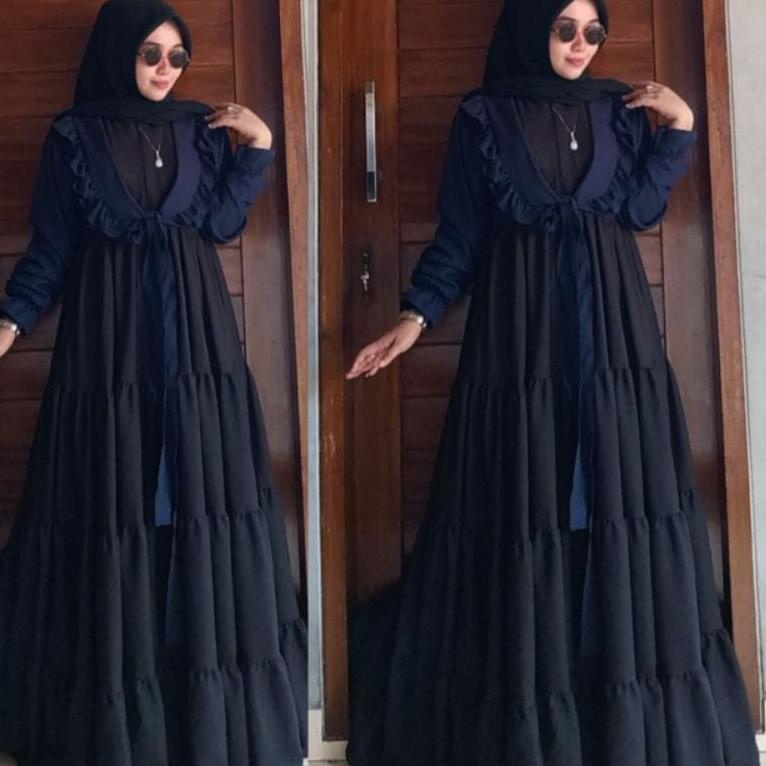 ambrosia set / ambrosia terbaru / gamis terbaru / gamis wanita / gamis dewasa / gamis masa kini / ga