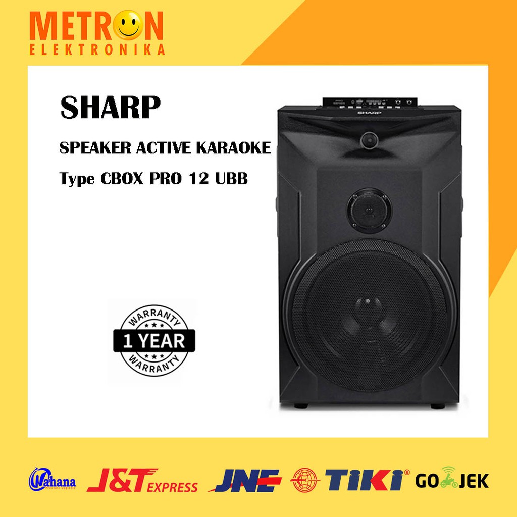 SHARP CBOX PRO 12 UBB / SPEAKER AKTIF KARAOKE / CBOXPRO12UBB