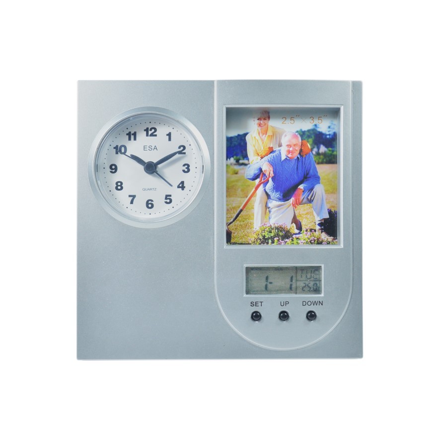 Jam Meja Weker Beker Alarm Digital Clock Free Baterai MURAH BAGUS 2416DTL