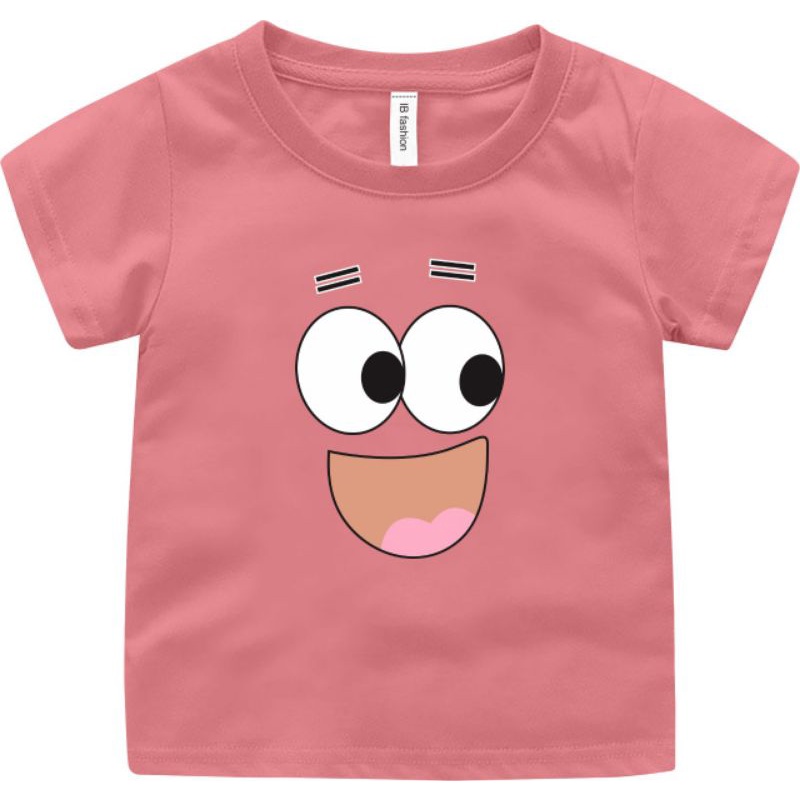 Baju Kaos Anak Laki Dan Perempuan Wajah Atasan Anak Cowok T Shirt Anak Cewek Baju Oblong Anak Cewek