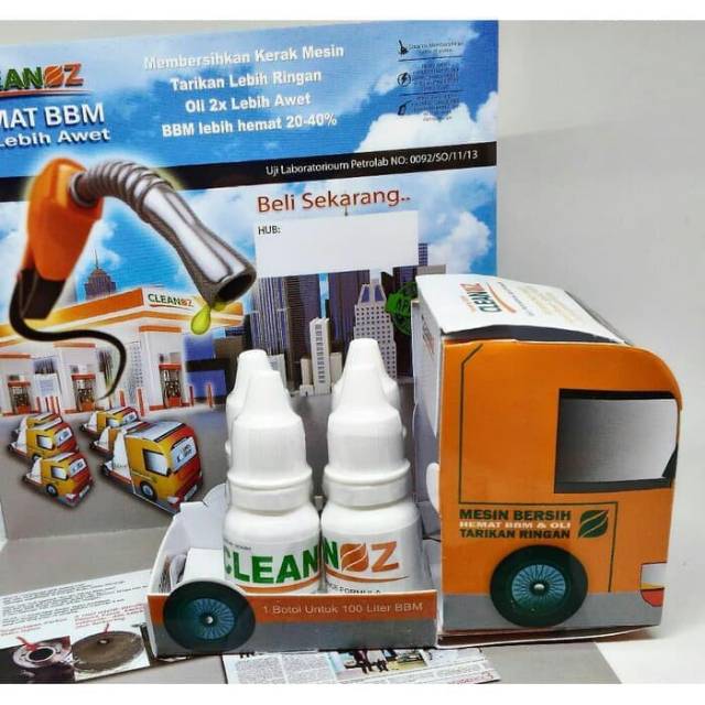 [ADN] Clean OZ Cleanoz Penghemat Pengirit BBM Bahan Bakar  Mobil Motor Original Cleanoz