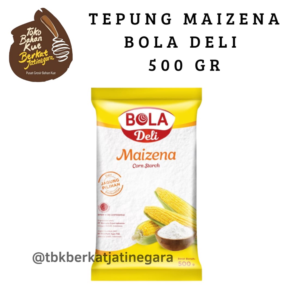 MAIZENA BOLA DELI 500 GR / TEPUNG MAIZENA BOLA DELI 500 GR