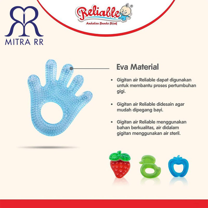 Water Teether Reliable / Teether Air Gigitan Bayi Reliable