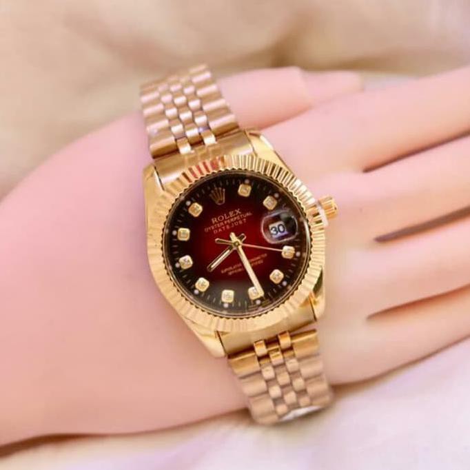 promo | diskon | sale JAM TANGAN PRIA ROLEX RO0151 PLAT MERAH SEMI SUPER terbaik | terlaris
