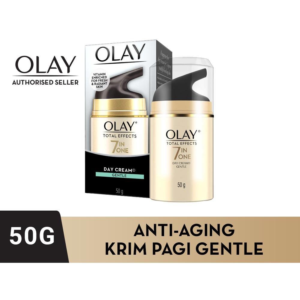 Olay Total Effects 7in1 Gentle Day Cream Krim Pelembab Wajah Anti Aging Moisturizer 50g