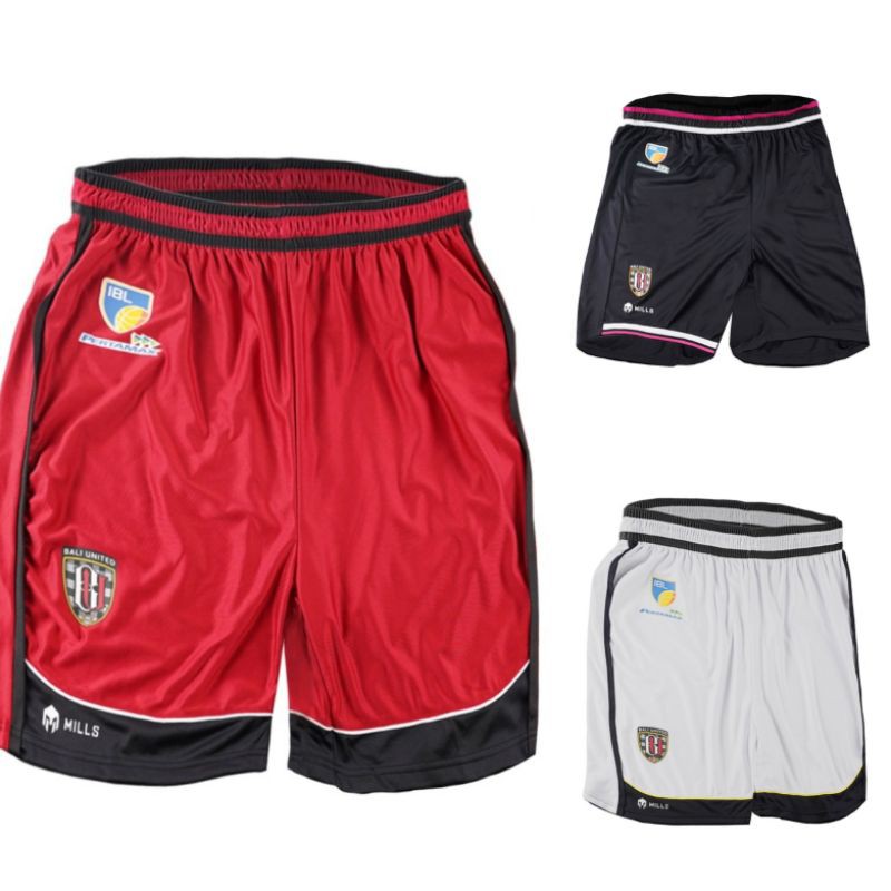 Celana Pendek Basket Bali United (BU) Home, Away, Ketiga dari Mills Sport Id