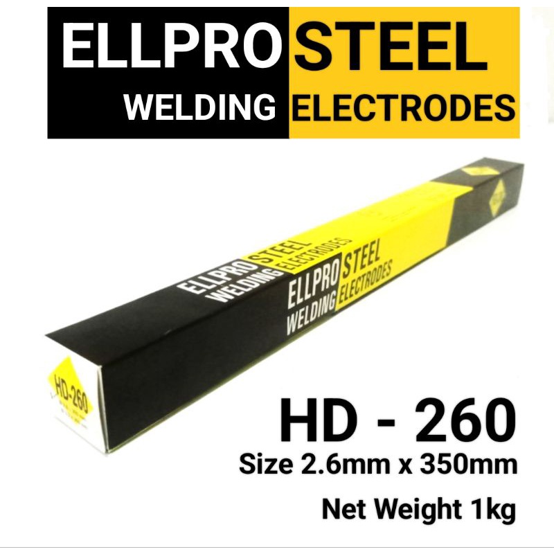 Kawat Las Listrik Elektroda ELLPRO uk.2.6mm kemasan 1 kg