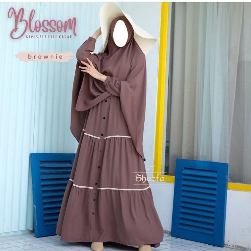 GAMIS SYAR'I Set Blossom dan Lyly  by Shazfa