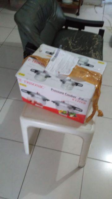 Presto Trisonic 8 Liter Panci Presto Bagus Dan Murah Safety Cover Lock