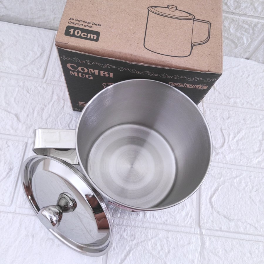 Mug Cookville Korea 10cm stainless steel