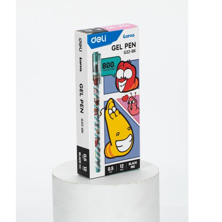 

Recomend Deli School Gel Pen / Pulpen Gel Kartun Larva 0.5mm Isi 12 pcs Tinta Hitam Tiga Variant Gambar EG32