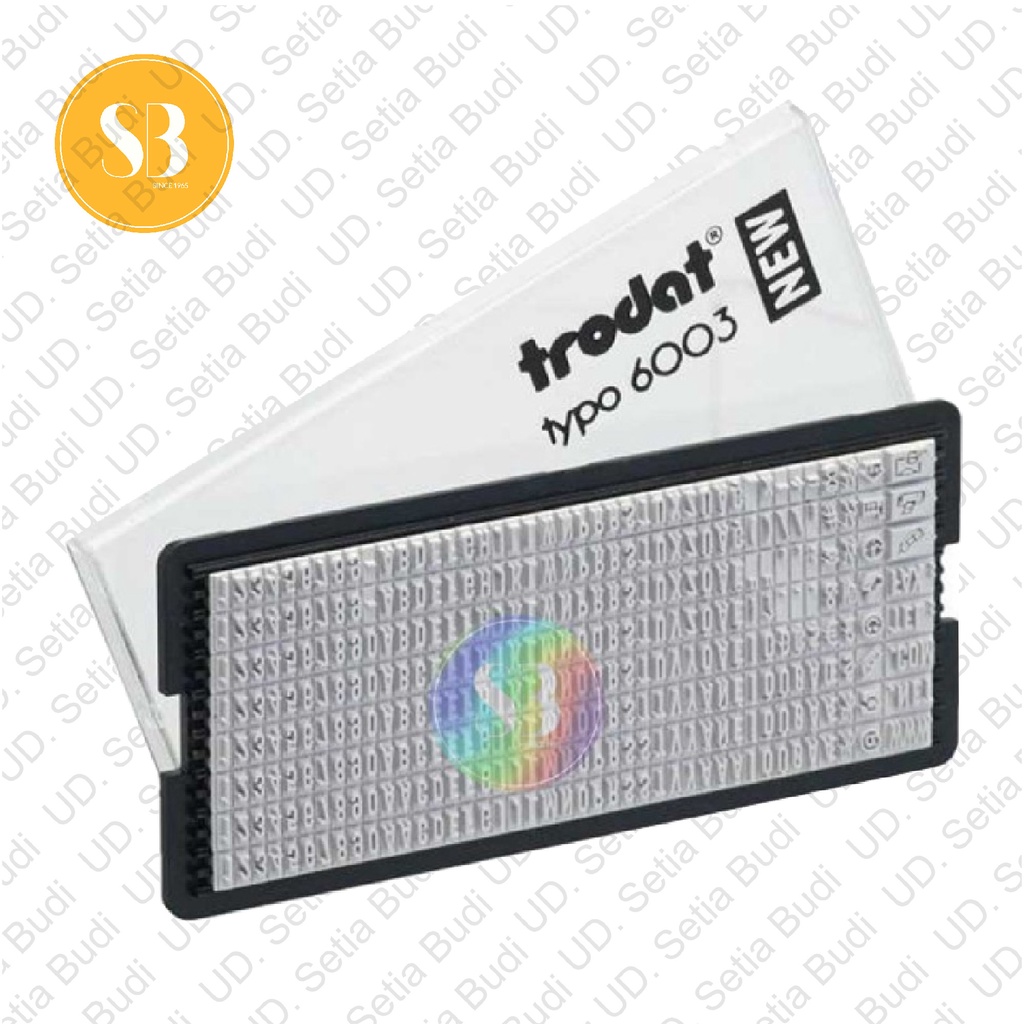 Rubber Typo Set Trodat 6003 Original 3mm