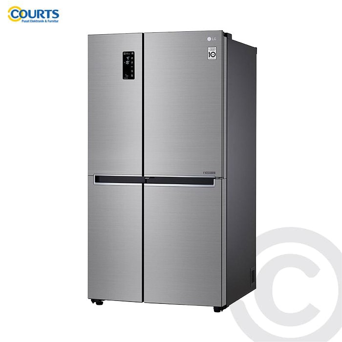 LG KULKAS SIDE BY SIDE 885L SILVER GC-M297SLGL