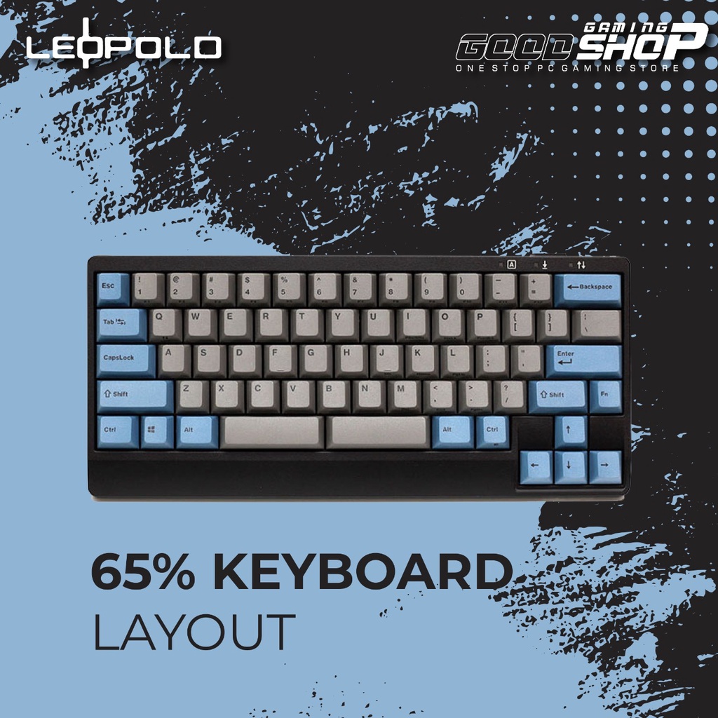 Leopold FC650MDS BT Grey / Blue PD - Mechanical Gaming Keyboard