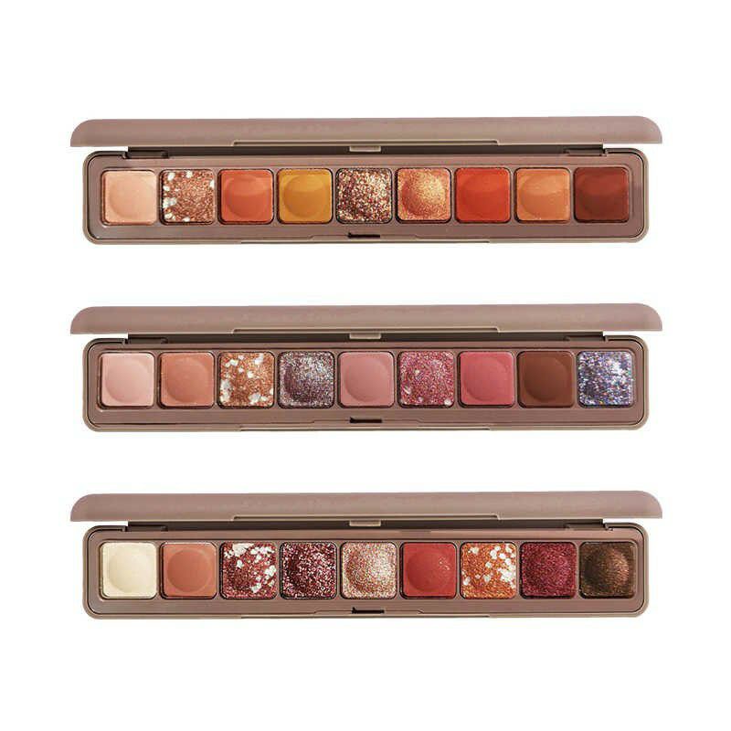 9 WARNA Korean Eyeshadow Palette Eyeshadow Pigmented Glitter Eyeshadow Murah Lameila ORIGINAL