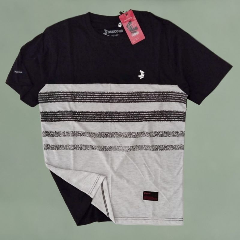 Kaos 3Second Pria Logo 3Second