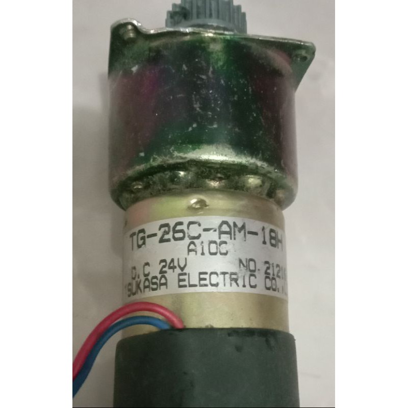 Dc Motor Gearbox Tsukasa TG-26C-AM-18H 24V