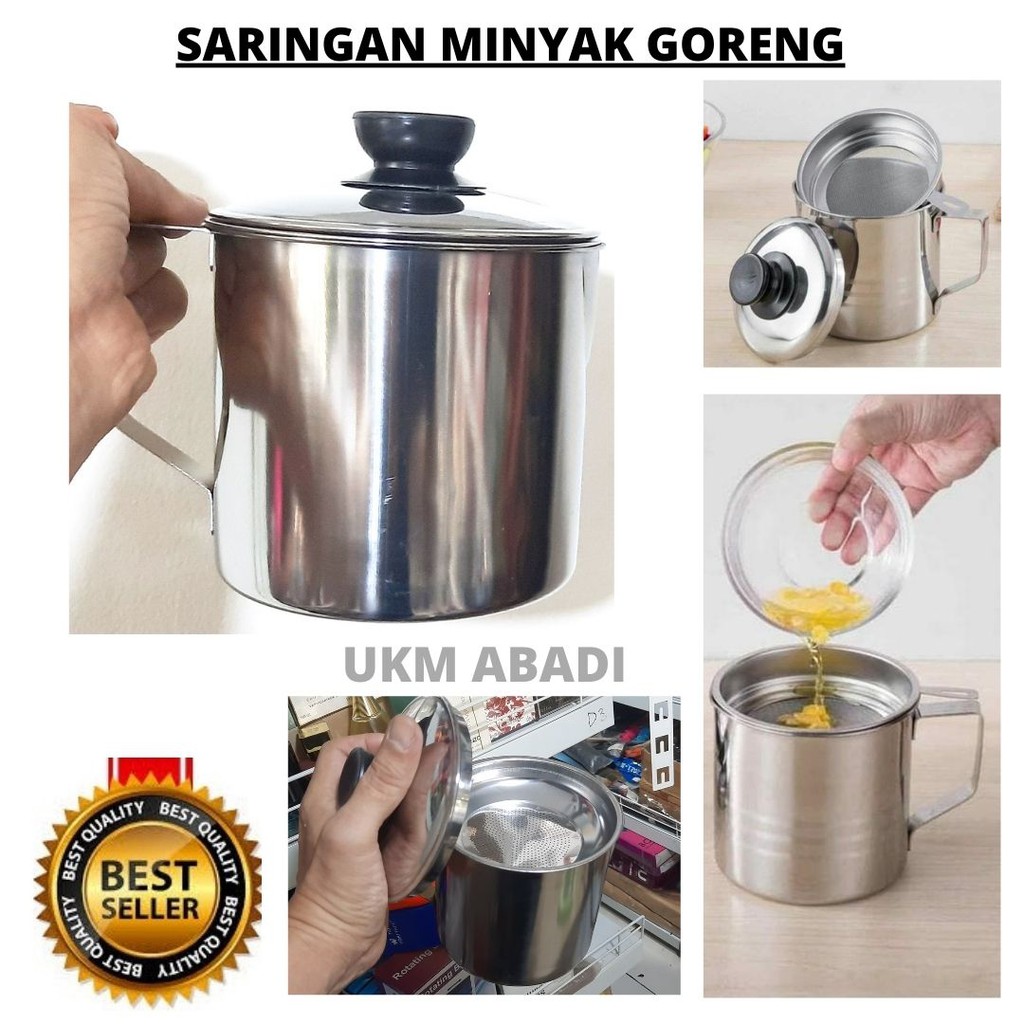 Mug Serbaguna Saringan Minyak Goreng Teh Buah 118124