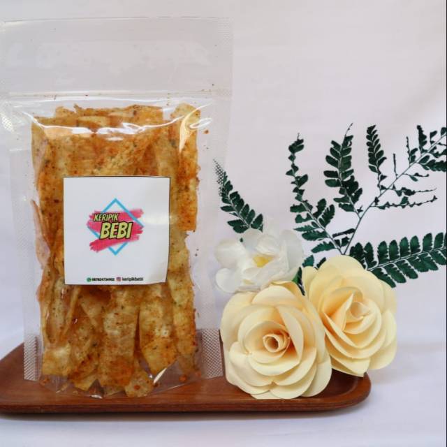 

Keripik singkong pedas 80gr