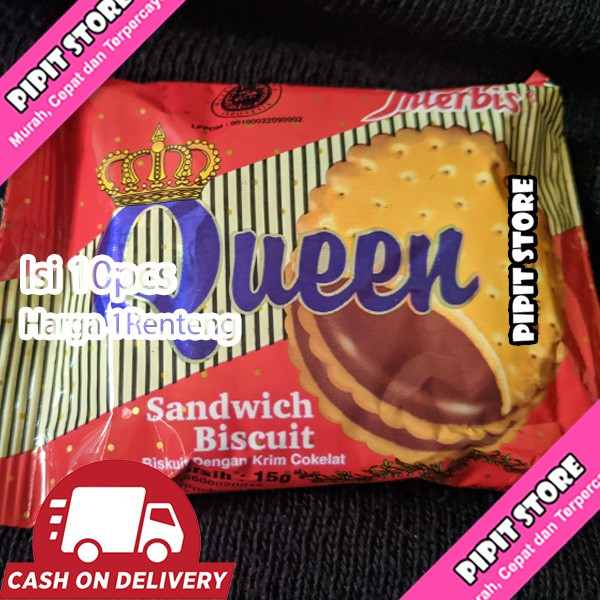 

Queen Biskuit Legendaris Makanan 1rtg 10Bungkus