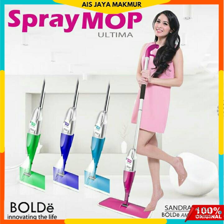 Spray mop bolde alat pel lantai bolde original
