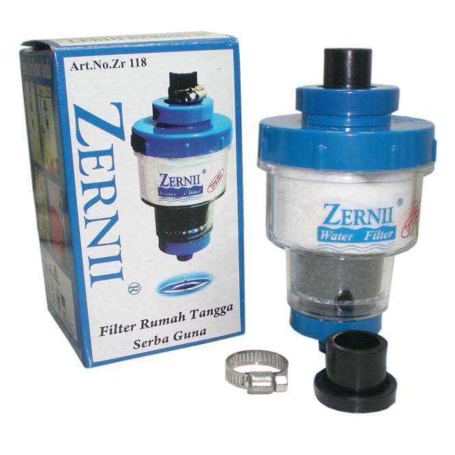 Water Filter Penyaring Air Keruh Kotor ZERNII Filter 1 SET Untuk keran dapur kamar mandi