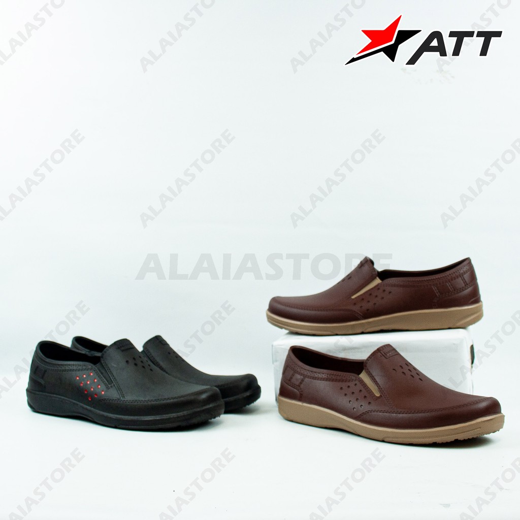 Sepatu karet pro att AWK 557 / sepatu sopan pria / sepatu jalan cowok / sepatu kerja pria