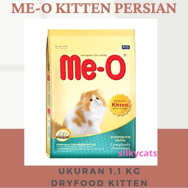 Me-o persian kitten 1,1 kg FRESHPACK . makanan kucing meo persian kitten dryfood 1,1 kilo gram