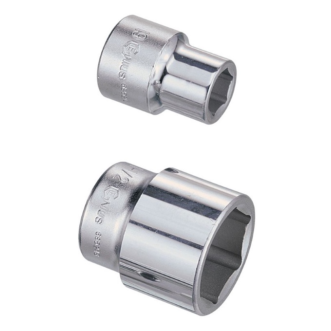Genius shock 3/4 x 75 mm mata sock 75 mm shock sok shok sock socket 6 PT dan 12 PT