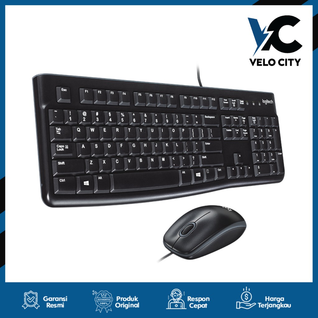 Keyboard Logitech MK120 Combo Desktop Garansi Resmi 1 Tahun