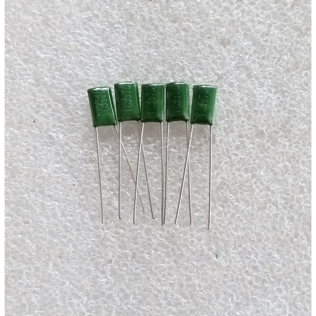 Capacitor Polyester Film 5.6nf Mylar 562 5pcs