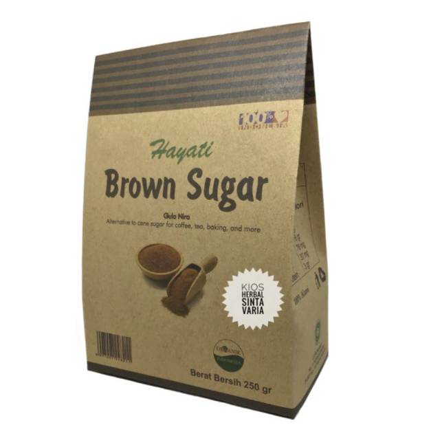 Brown Sugar Hayati, gula merah organik, gula merah bubuk asli indonesia