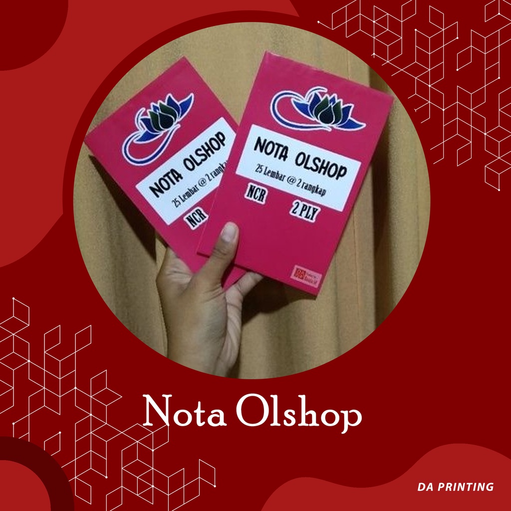 

[DA PRINTING] Nota Olshop No Custom A6 2ply
