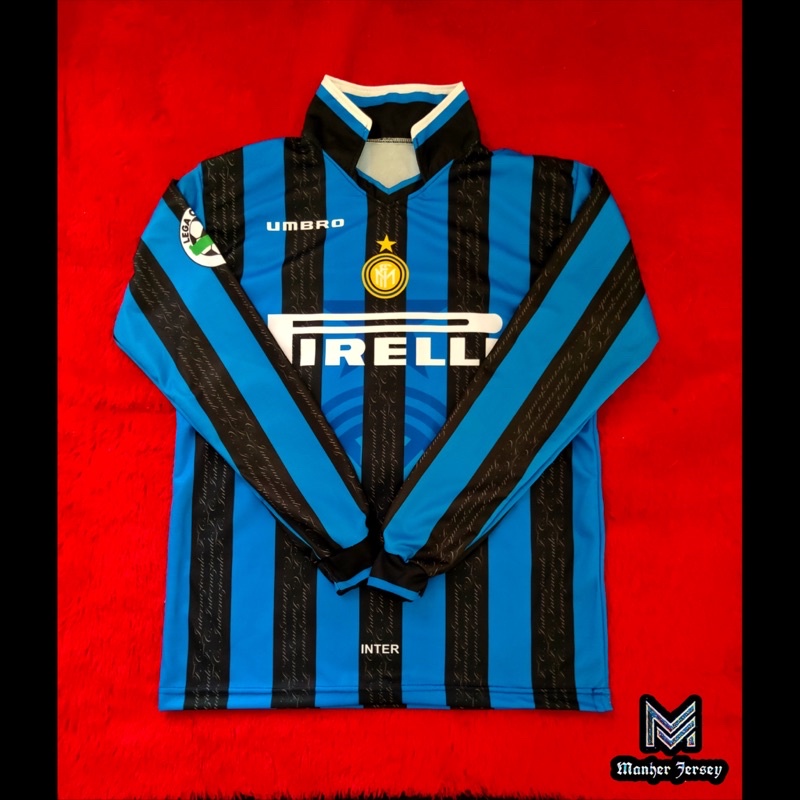 Jersey Inter Milan Retro 1997 1998 Home Full Printing custom