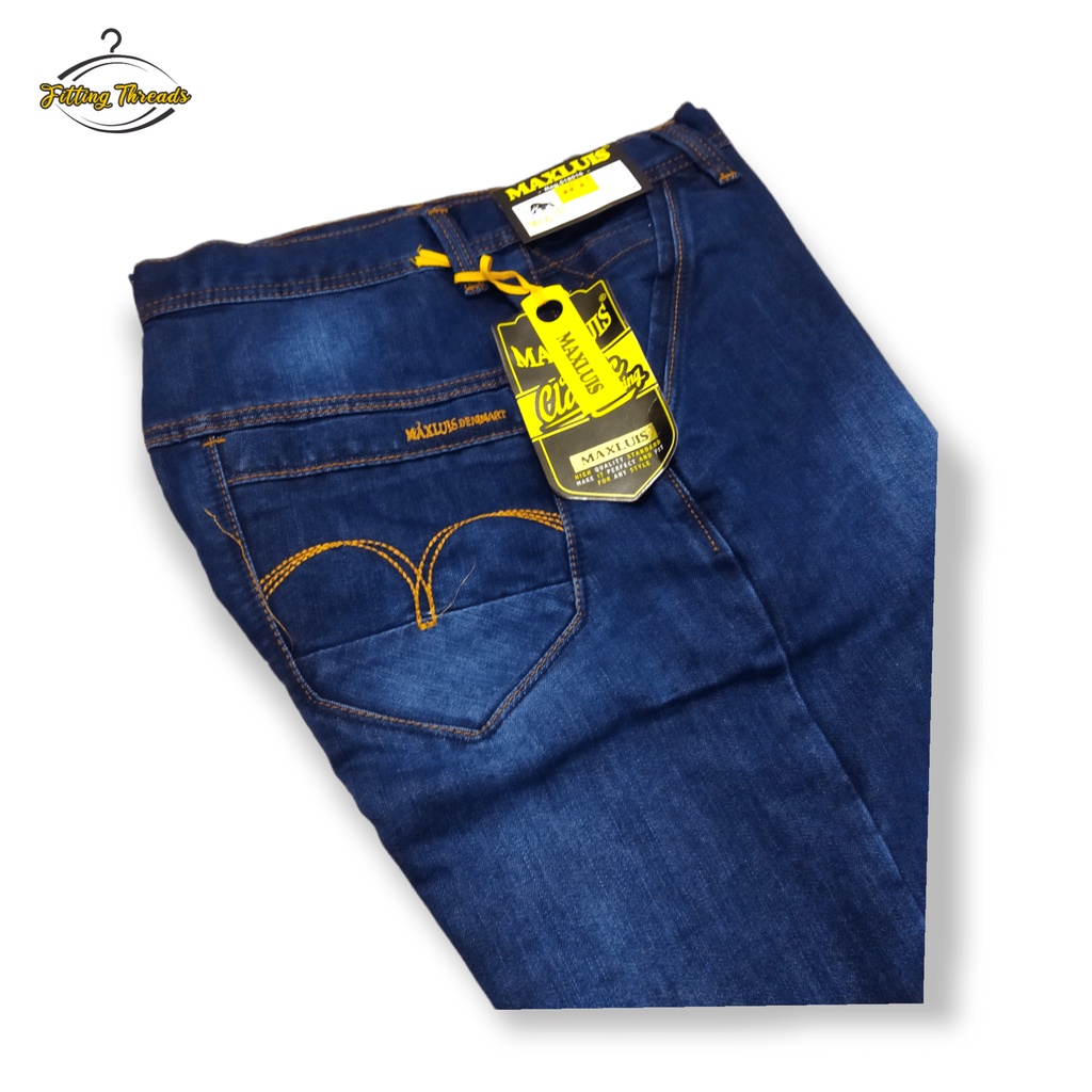 Celana Pendek Jeans Premium Pria Maxluis / Celana Lepis Pendek Cowok / Celana Pendek Denim Distro