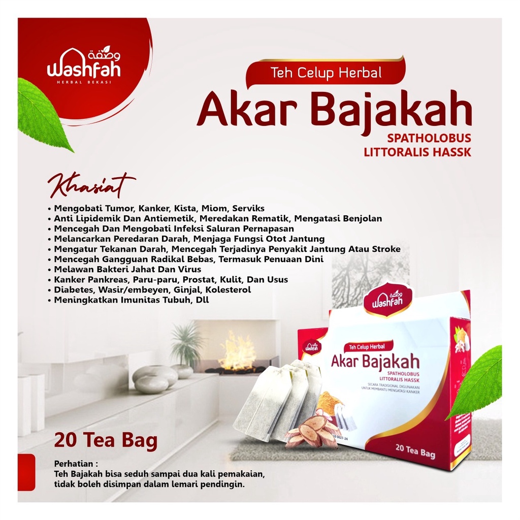 Teh Akar Bajakah 20 tea bag anti kanker