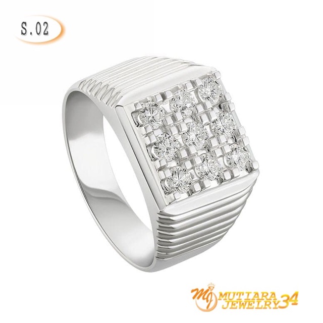 Cincin Perak Single Pria S.02